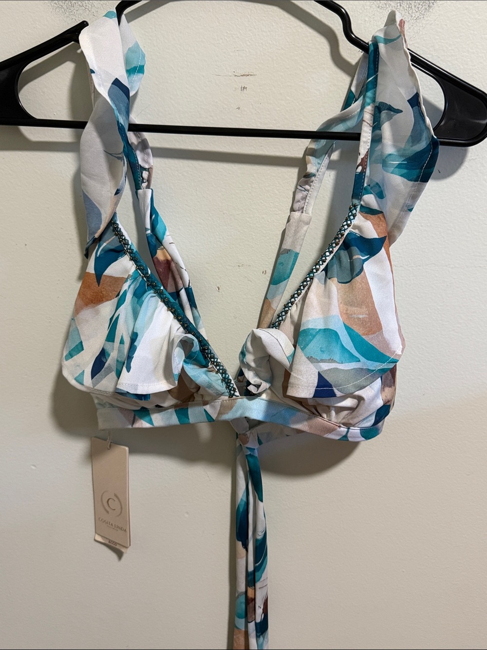 NWT! Cosita Linda Beachwear Bikini Top Size XL